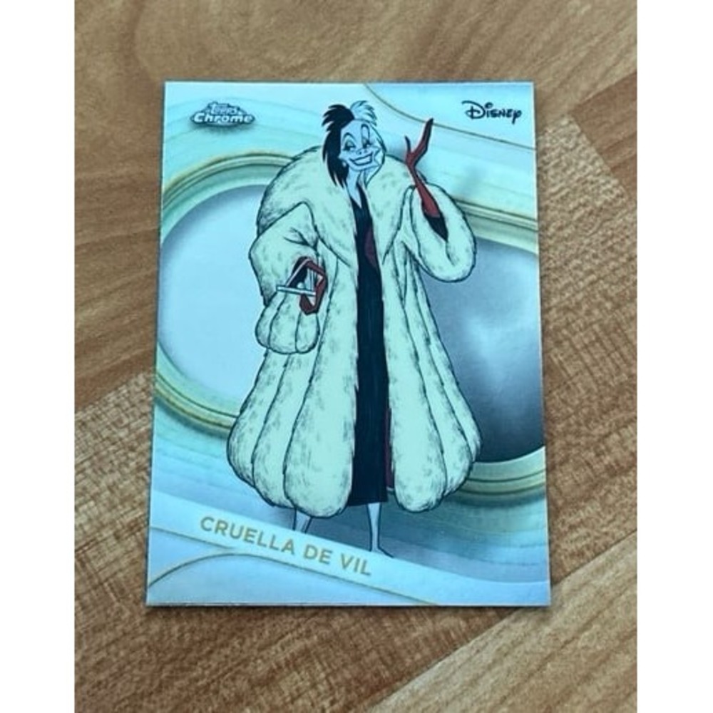 2025 Topps Chrome Disney #103 Cruella de Vil Collectable Card